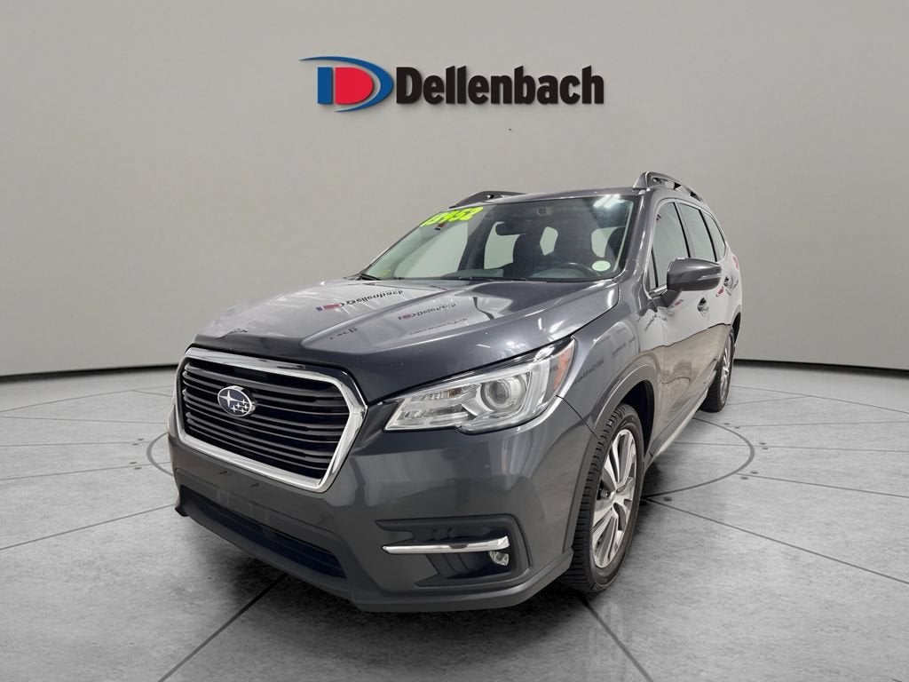 2021 Subaru Ascent Limited in Magnetite Gray Me — front three-quarter view