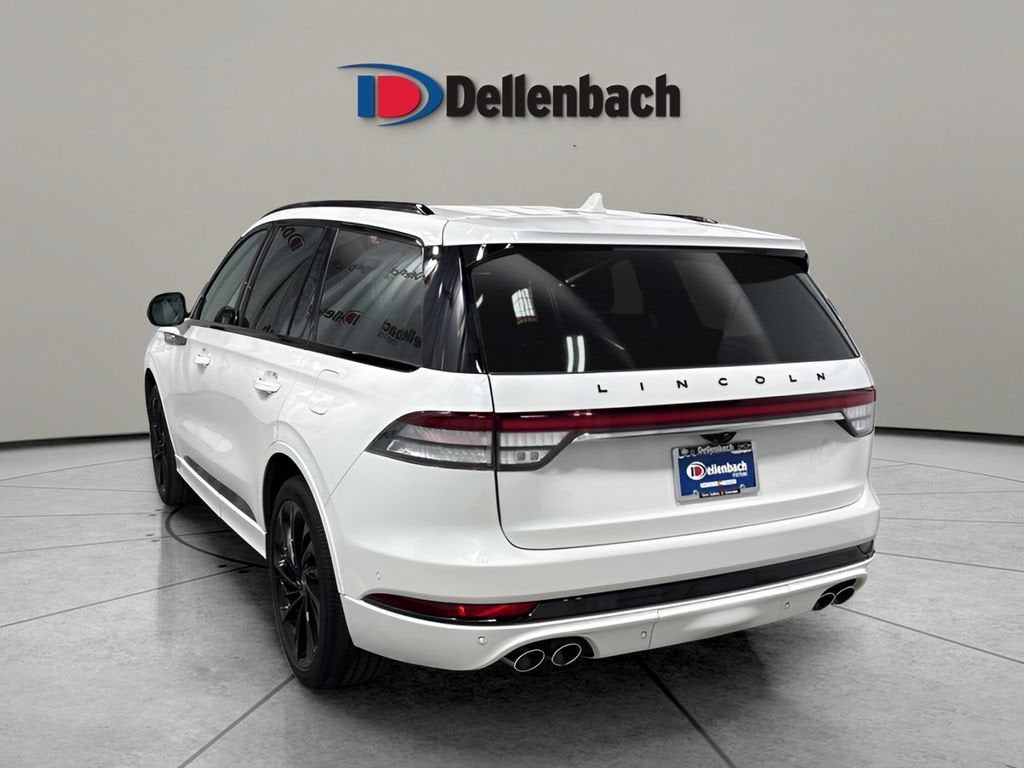 2024 Lincoln Aviator — rear three-quarter view