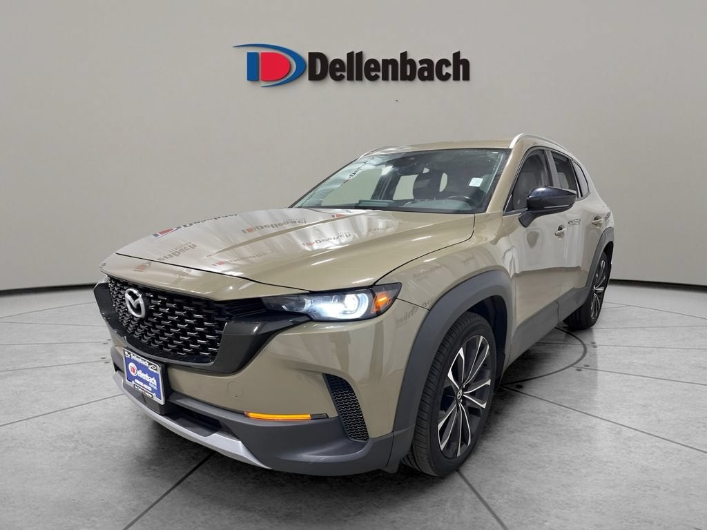 2023 Mazda Mazda CX-50 2.5 Turbo in Zircon Sand Metal — front three-quarter view