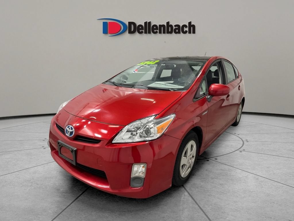 2010 Toyota Prius II in Barcelona Red Met — front three-quarter view