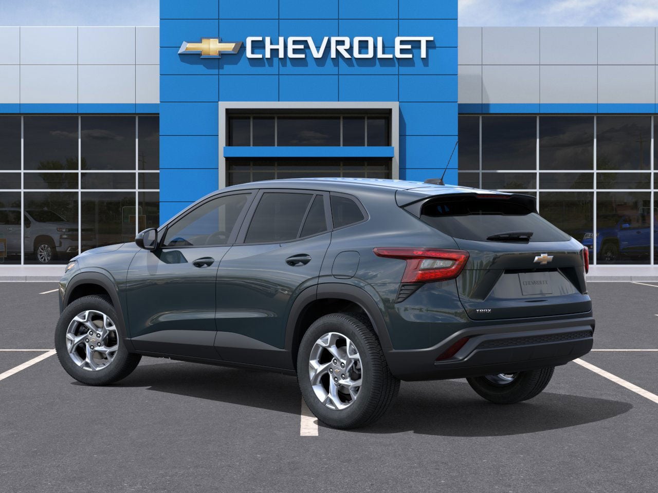 2026 Chevrolet Trax — rear three-quarter view